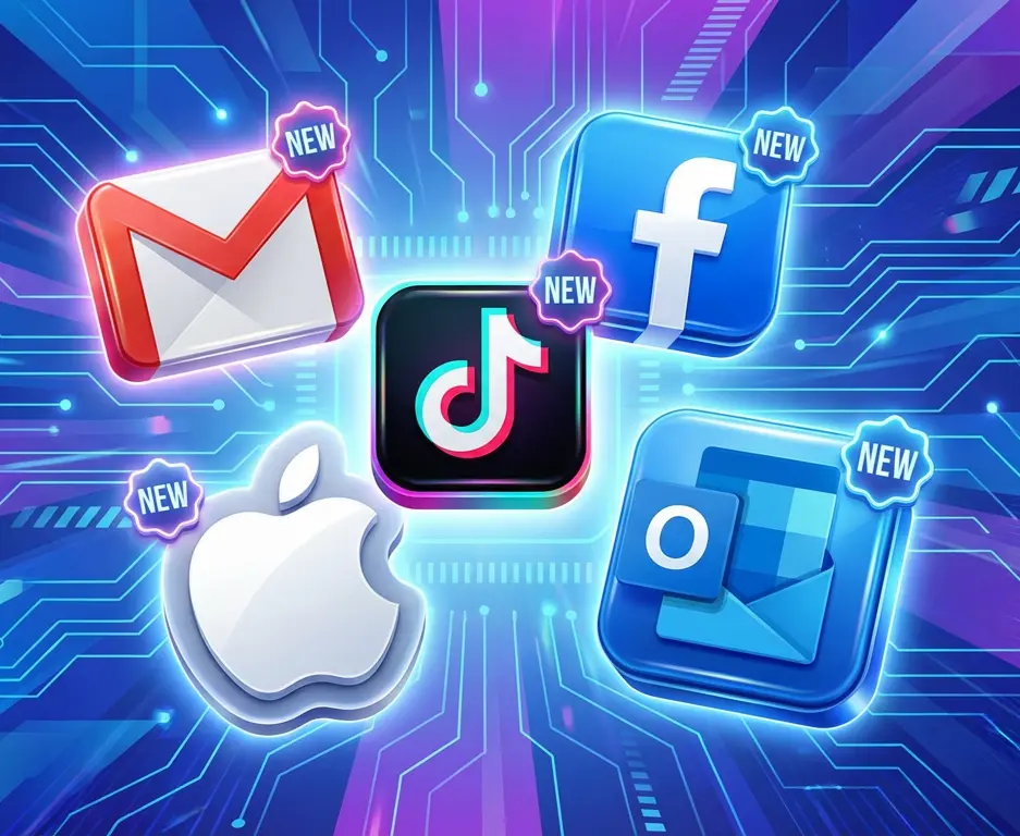 حسابات تواصل جديدة